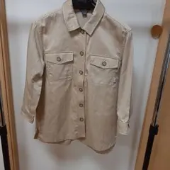 Eddie Bauer ベージュ 七分袖トップス PS