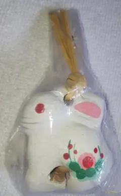 うさぎ 土鈴 のごみ人形 ウサギ 郷土玩具