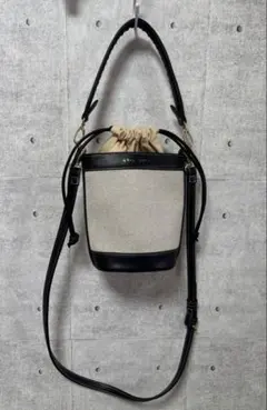 Anita Bilardi バケツバッグ バンドバッグ 巾着付き 汚れあり画像6