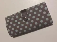 ハンドメイド 水玉模様 財布 いちご柄