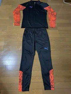 ★最値下⭐︎PUMA DRYCELLスポーツウェア セット 黒/オレンジ　サイズM