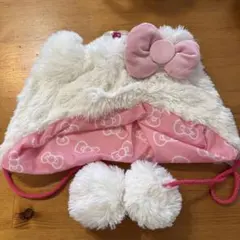 キティちゃんデザイン帽子　王冠付き