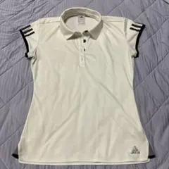 adidas ポロシャツ ホワイト ショートスリーブ