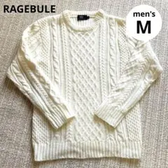 レイジブルー RAGEBLUE ニット セーター 白 M