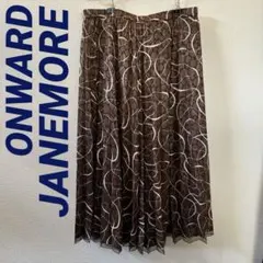 【昭和レトロ】ONWARD JANEMORE レディース シフォンスカートのサムネイル