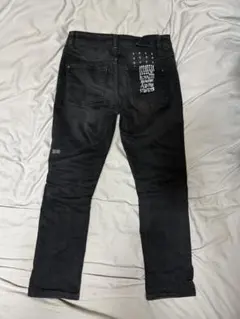 確実正規品 Ksubi スリムフィット黒デニムパンツ ブラック 29サイズ 