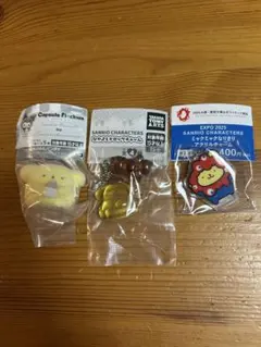 ポムポムプリン♡ガチャ3種♡ミャクミャク・なかよしドロップ・フロッキーズ