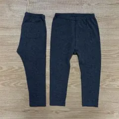 【2枚セット】UNIQLO 90サイズ レギンス（グレー）