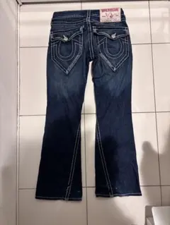 true religion ハーフパンツ 極太ステッチ io着用 - メルカリ