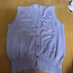 Black & White ニットベスト パープルのサムネイル