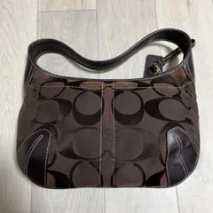 COACH ブラウン ショルダーバッグ