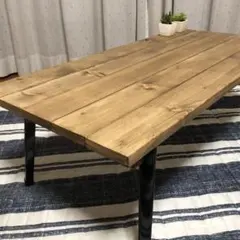 アンティーク風折りたたみ式ローテーブル