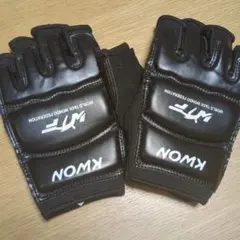 KWON ボクシング フィンガーレスグローブ 黒