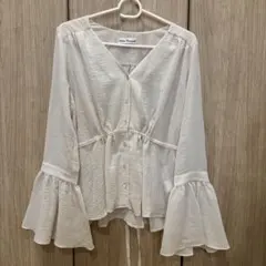 アーバンリサーチ　シースルーシャツ◇シースルーブラウス◇フレアシャツ◇ZARA