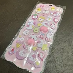 ぷにぷにおしりシール マシュマロ立体シール　ピンクアニマル おしりシール 韓国