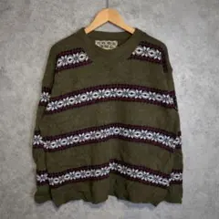 90s 古着 セーター ニット 柄ニット gx1000 stussy dime - メルカリ