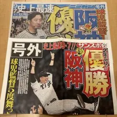 阪神　号外　ニッカン　サンスポ　2種セット