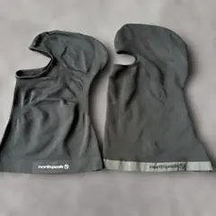 north peak バラクラバ 黒 フリーサイズ　2枚セット