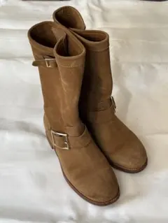 【p様専用】JIMMY CHOO ブラウン スエード エンジニアブーツ