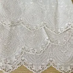 薔薇　ローズ　フラワー　レース　刺繡生地G