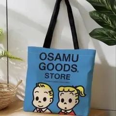 【タイムセール！】オサムグッズ　トートバッグ　 ブルー