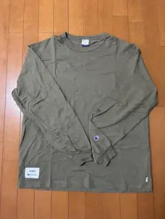 【L】Champion WTAPS ACADEMY LS Olive Drab