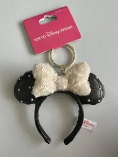 ディズニー　カチューシャ　キーチェーン　キーホルダー　ストラップ　スパンコール
