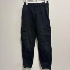 ユニクロ カーゴパンツ ジョガーパンツ M 黒 綿 ストレッチ アウトドア
