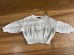 Lovetoxic 七分袖　白　カーディガン 子供服　 Lサイズ（160cm）