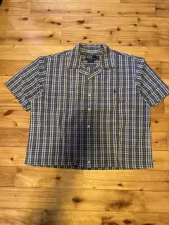 希少 Mサイズ ラルフローレン 開襟シャツ 