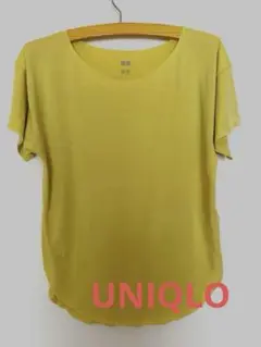 UNIQLOエアリズムシームレスボートネックロングTシャツ(半袖)Sサイズ