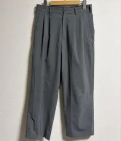 BEAMS ビームス　2プリーツ ワイド スラックス