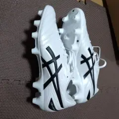 ASICS サッカーシューズ ホワイト/ブラック26.5センチ