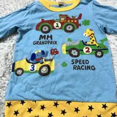 ミキハウスロンt長袖水色