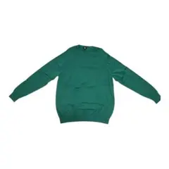 UNIQLO グリーン クルーネック ニットセーター