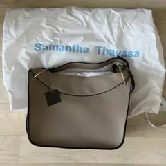 Samantha Thavasa ベージュハンドショルダーバッグ