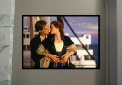 A4 額付き ポスター TITANIC タイタニック レオナルドディカプリオ