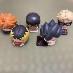ハイキュー！おねむたん　にどね5点セット フィギュア　ガチャガチャ stasto