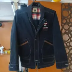 秋冬メンズジャケット　スエード生地