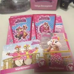 ディズニー ミニーパルパルーザ　ワッペン　チップとデール、クラリスセット