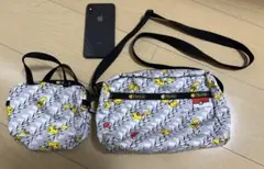 LeSportsac ピカチュウ柄 ショルダーバッグ　レスポートサック　ポケモン