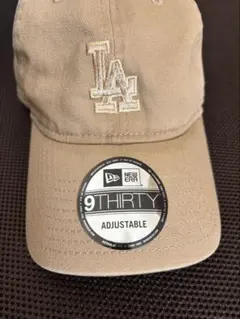 New Era LA ドジャース キャップ ベージュ　レディース