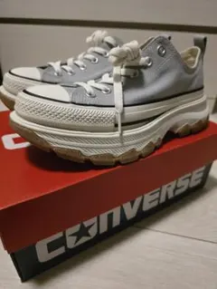CONVERSE ALL STAR 厚底スニーカー グレー