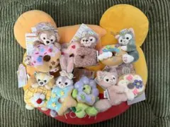 タグ付き新品ダッフィー　ぬいバ7種+クリスマスぬいバ5種　12体セット　TDR