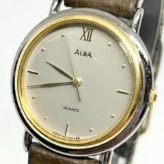 SEIKO ALBA レディース クオーツ腕時計 稼動 V321-6010