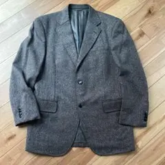 【美品】NEWYORKER テーラードジャケット☆日本製☆ブラウンツイード