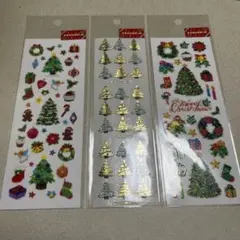 クリスマス シール　3枚セット