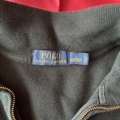 POLO RALPH LAUREN ブラック ジップアップ トレーナー L