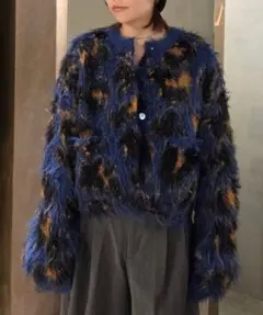 AmeriVINTAGE ANIMAL SHAGGY KNIT CARDIGANのサムネイル