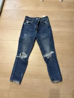 SLY JEANS ダメージデニム 25